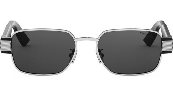 Christian Dior Label S2U Shiny Silver Rectangular Sunglasses