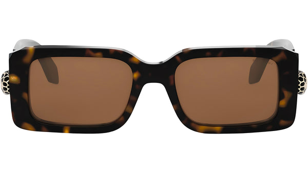 Serpenti Forever Havana Rectangular Sunglasses