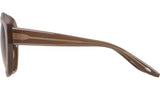 Galilea Brown Cat Eye Sunglasses