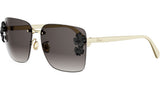 Dior Clover S2U Gold Square Sunglasses