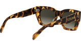 CELINE 3 Dots Havana Square Sunglasses