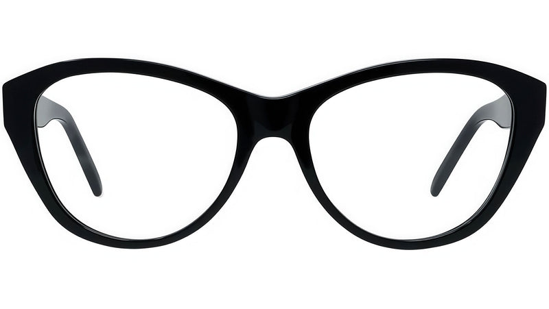 4G Liquid Black Butterfly Eyeglasses