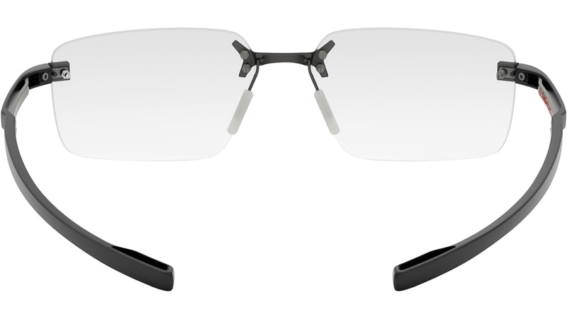 Flex Black Rectangular Eyeglasses
