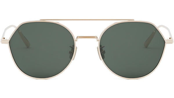 DiorBlackSuit R6U Gold Geometric Sunglasses
