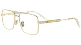 DiorCannageO A1U Gold Geometric Eyeglasses