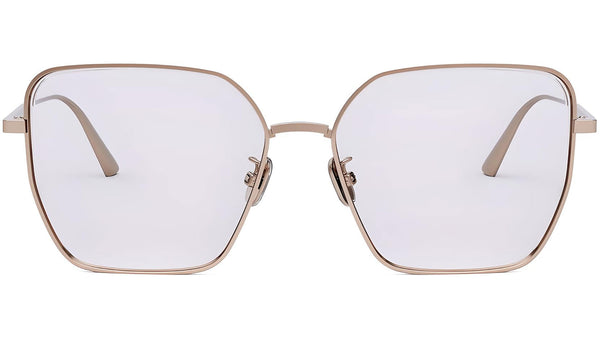 GemDiorO S6U Gold Geometric Eyeglasses