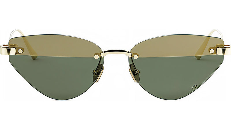 CDior B5U Light Gold Geometric Sunglasses
