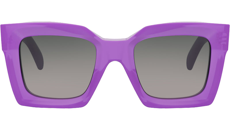 3 Dots Purple Geometric Sunglasses