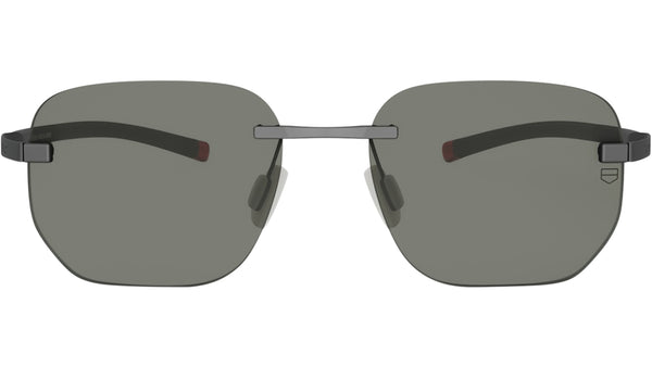 Flex Black Geometric Sunglasses