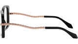 Serpenti Viper Black Butterfly Eyeglasses