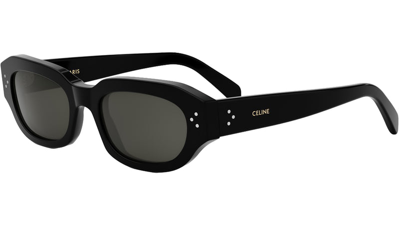 3 Dots Black Geometric Sunglasses