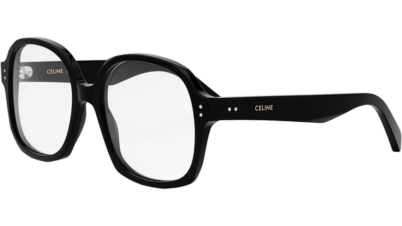 Thin Black Geometric Eyeglasses