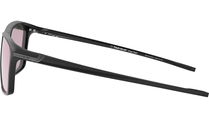 Vingt sept Black Rectangular Sunglasses