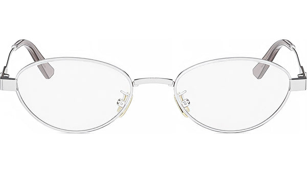DiorCannageO R1U Silver Oval Eyeglasses