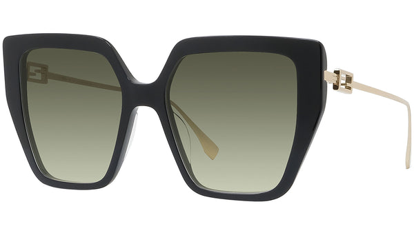 Baguette Black Butterfly Sunglasses