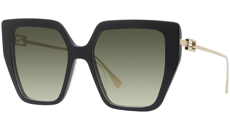 Baguette Black Butterfly Sunglasses