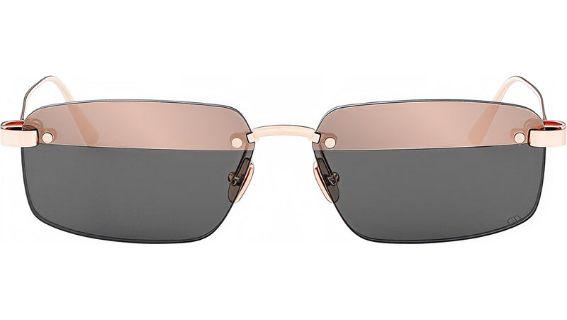 CDior S4U Rose Gold Rectangular Sunglasses