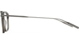Nolan Grey Round Sunglasses