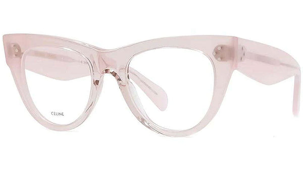 CELINE 3 Dots Crystal Cat Eye Eyeglasses