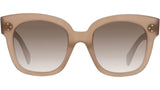 CELINE 3 Dots Brown Geometric Sunglasses