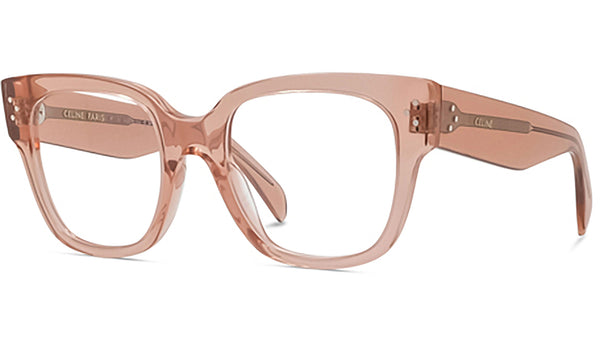 CELINE 3 Dots Pink Square Eyeglasses