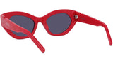 Youthful Energy Red   Cateye Sunglasses