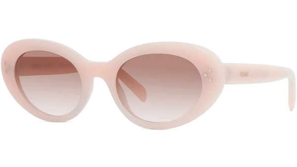CELINE 3 Dots Pastel Rose Round Sunglasses