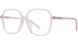 Youthful Energy Thin Rose Rectangular Eyeglasses