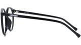 Youthful Energy Thin Black Round Eyeglasses