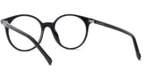 Youthful Energy Thin Black Round Eyeglasses