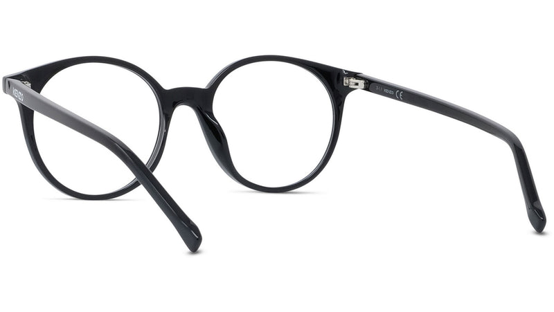 Youthful Energy Thin Black Round Eyeglasses
