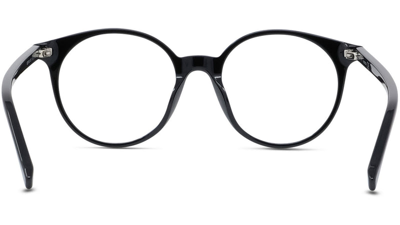 Youthful Energy Thin Black Round Eyeglasses