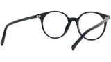 Youthful Energy Thin Black Round Eyeglasses