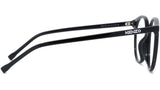 Youthful Energy Thin Black Round Eyeglasses