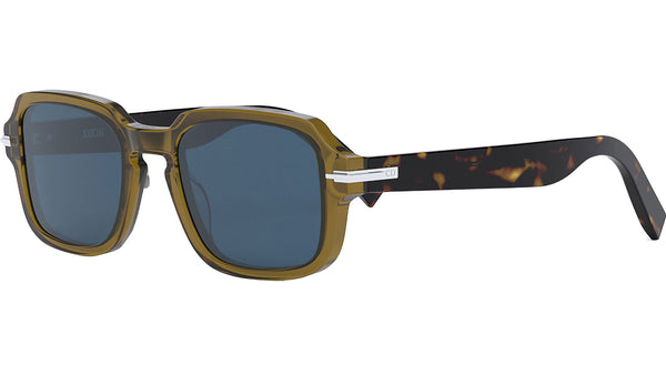 DiorBlackSuit S5I Green Geometric Sunglasses