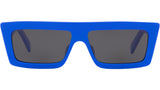 CELINE Monochroms Blue Rectangular Sunglasses