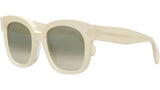 CELINE 3 Dots Ivory Geometric Sunglasses