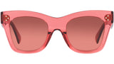 CELINE 3 Dots Rose Crystal Cat Eye Sunglasses