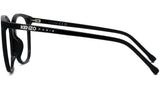 Youthful Energy Thin Black Square Eyeglasses