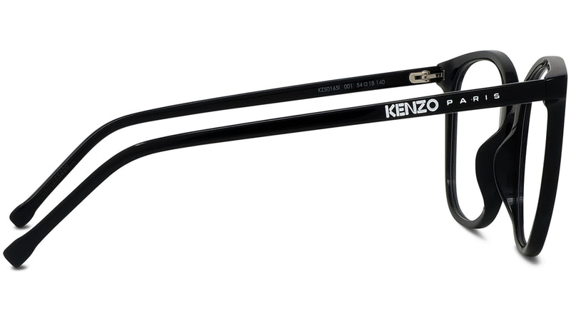 Youthful Energy Thin Black Square Eyeglasses