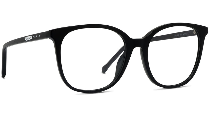 Youthful Energy Thin Black Square Eyeglasses