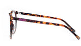Youthful Energy Thin Havana Square Eyeglasses
