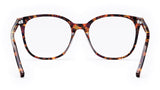 Youthful Energy Thin Havana Square Eyeglasses
