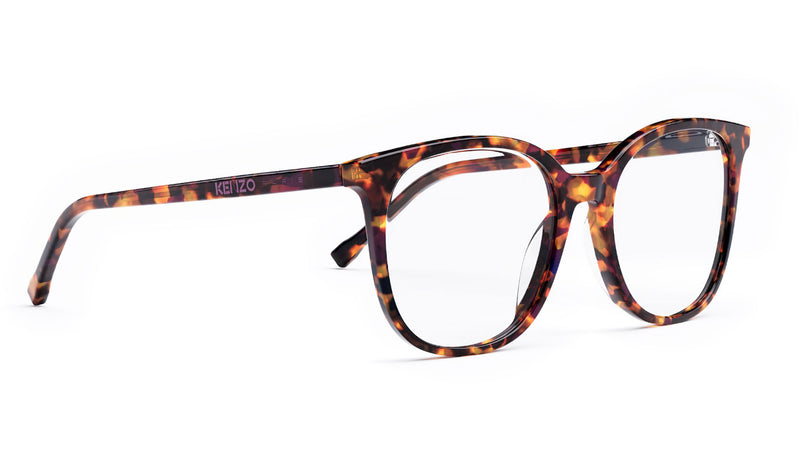 Youthful Energy Thin Havana Square Eyeglasses