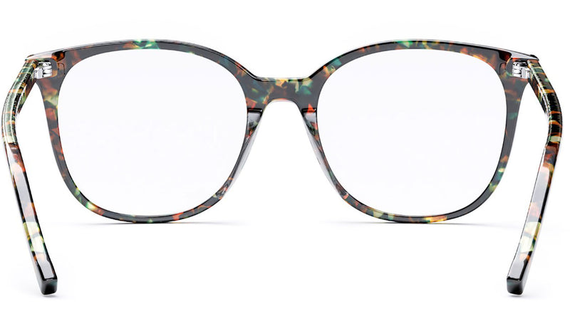 Youthful Energy Thin Havana Square Eyeglasses