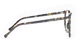 Youthful Energy Thin Havana Square Eyeglasses