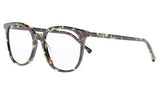 Youthful Energy Thin Havana Square Eyeglasses