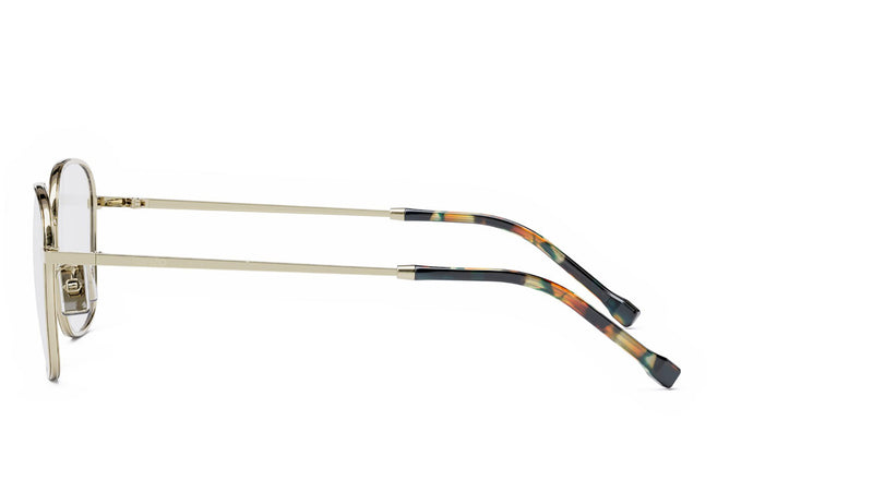 Youthful Energy Thin Yellow Rectangular Eyeglasses