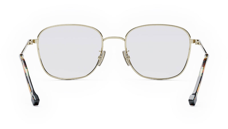 Youthful Energy Thin Yellow Rectangular Eyeglasses