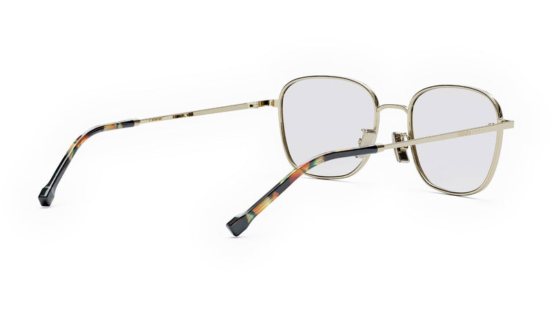 Youthful Energy Thin Yellow Rectangular Eyeglasses